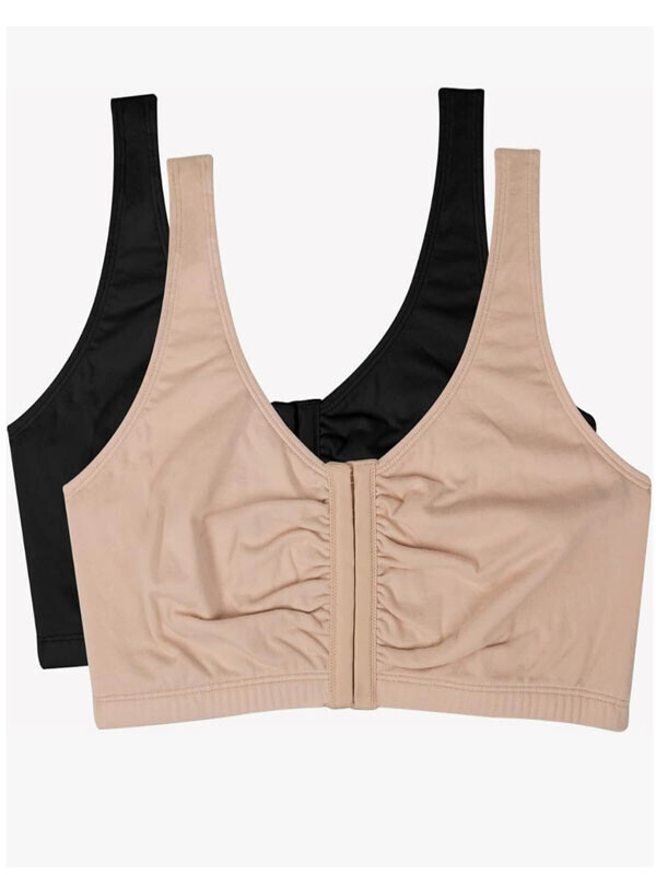 세이브돈(savdon),[재입고/2장 묶음] Fruit of the Loom Women's Front Closure Cotton Bra, Multipack