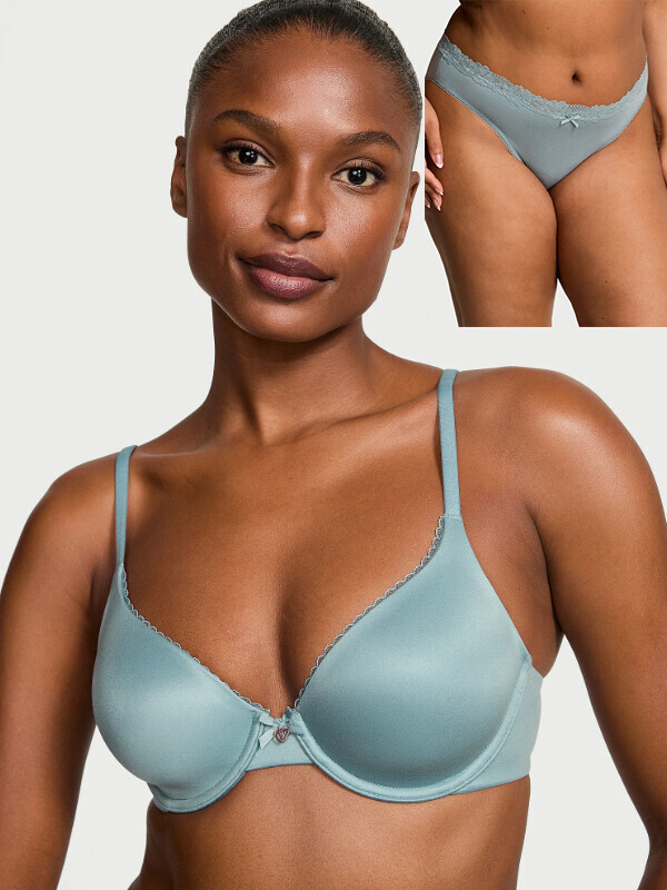 세이브돈(savdon),[세트] Victorias Secret BV- Lightly Lined Full-Coverage Bra & Stretch Cotton Bikini Panty