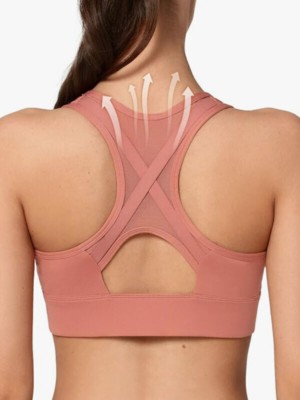 세이브돈(savdon),강도높은 노와이어 앞지퍼 스포츠브라