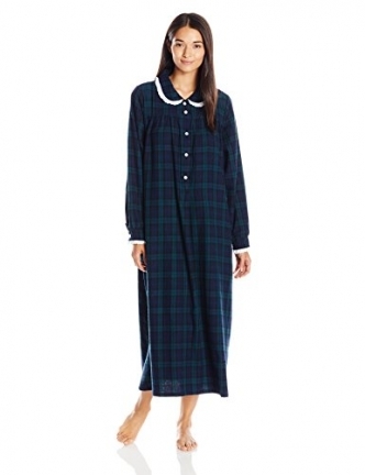 세이브돈(savdon),Lanz of Salzburg Lanz Womens Classic Cotton Flannel Peter Pan Nightgown